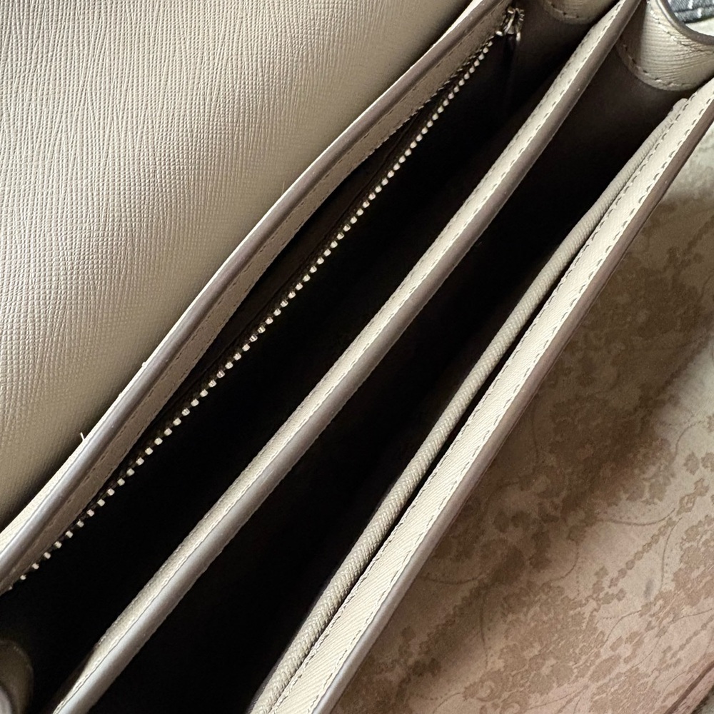 Tory Burch Gray Crossbody Bag with Chain Strap - Picture 8 of 8